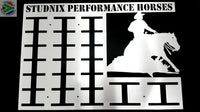 Reining & Western Mounted Rosette Hangers Horse