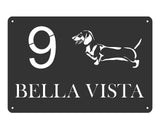 Dachshund House Sign Wall Art
