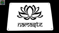 Namaste Lotus Flower Wall Art