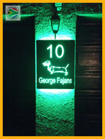 Dachshund House Sign Wall Art