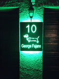 Dachshund House Sign Wall Art