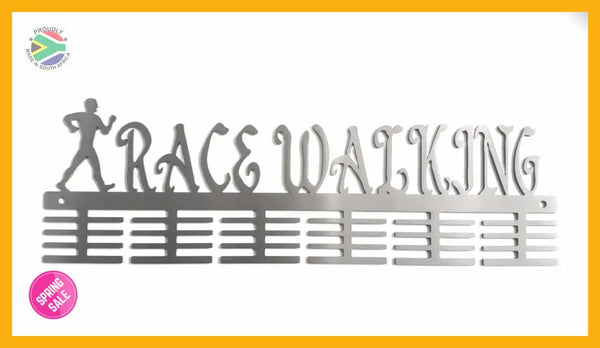 Man Race Walking Medal Hanger 48 Tier Sports Medal Hangers