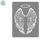 Angels Wings & Halo Mounted Wall Art