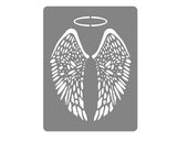 Angels Wings & Halo Mounted Wall Art