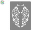 Angels Wings & Halo Mounted Wall Art