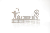Archery 48 Tier Medal Hanger Stainless Steel Brush Finish Sports Medal Hangers