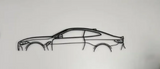 BMW M4 G82 Detailed Silhouette Metal Wall Art Wall Art