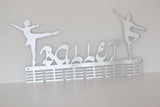 Ballerino & Ballerina Combo 48 Tier Medal Hanger Stainless Steel Brush Finish Sports Medal Hangers