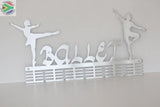 Ballerino & Ballerina Combo 48 Tier Medal Hanger Stainless Steel Brush Finish Sports Medal Hangers