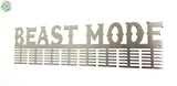 Beast Mode 96 Tier Medal Hanger (Option Of Colors Available) Stainless Steel Brush Finish Sports