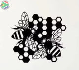 Bees In Beehive Wall Art