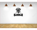 Boerboel Wall Art With Personalized Text Dog Kennel & Run Accessories