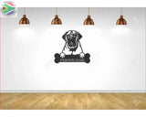 Boerboel Wall Art With Personalized Text Dog Kennel & Run Accessories