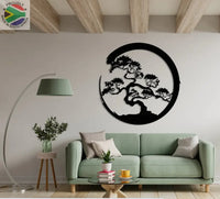 Bonsai Tree Mounted Wall Art