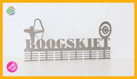 Boogskiet 48 Tier Medal Hanger Stainless Steel Brush Finish Sports Medal Hangers