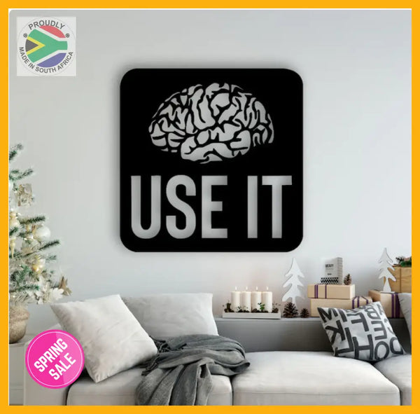 Use It Brain Design Wall Art