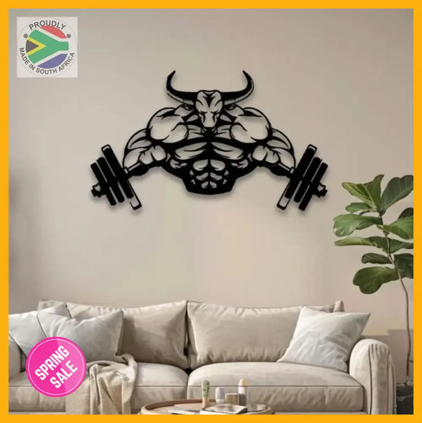 Bull Rage Body Building Wall Art (Made-To-Order) Wall Art