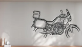 Honda CRF1000L Motorcycle Detailed Silhouette Metal Wall Art Wall Art