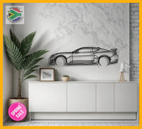 Camaro Zl1 Detailed Silhouette Metal Wall Art