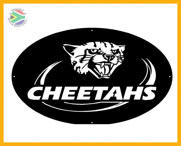 Cheetahs Rugby Team Mounted Wall Art Design