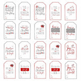 Trendspire Deluxe Christmas Present Labels - Red Or Gold/Black 36’S Stickers