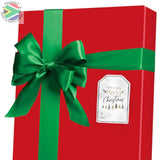 Trendspire Deluxe Christmas Present Labels - Red Or Gold/Black 36’S Stickers