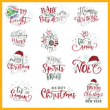Trendspire Christmas Sticker Words - Vinyl Stickers