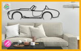 Cobra Shelby Detailed Silhouette Metal Wall Art