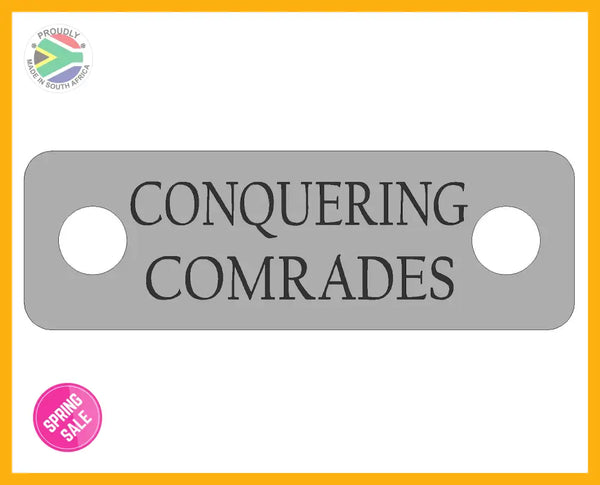 Conquering Comrades Individual Shoelace Tag Shoe Lace Tags