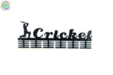 Cricket 48 Tier Medal Hanger Black Sports Medal Hangers