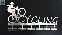 Lady Cycling 48 Tier Medal Hanger Stainless Steel Brush Finish Sports Medal Hangers