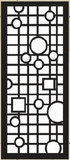 Laser cut architectural screen - D02 Wall Art