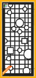Laser cut architectural screen - D02