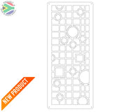 Laser cut architectural screen - D02