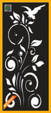 Laser cut architectural screen - D51