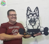 Dog Breed Personalized Wall Art Kennel & Run Accessories