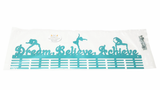 Dream Believe Achieve Figurines 56 Tier Medal Hanger Teal Sports Medal Hangers