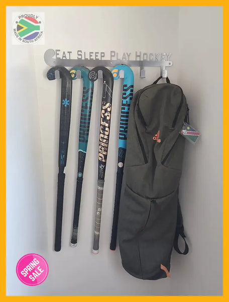 Eat Sleep Play Hockey Stick & Bag Hook Stainless Steel Cap Hooks