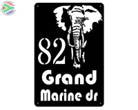 Elephant House Sign Wall Art