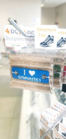 I Love Gymnastics Individual Shoelace Tag