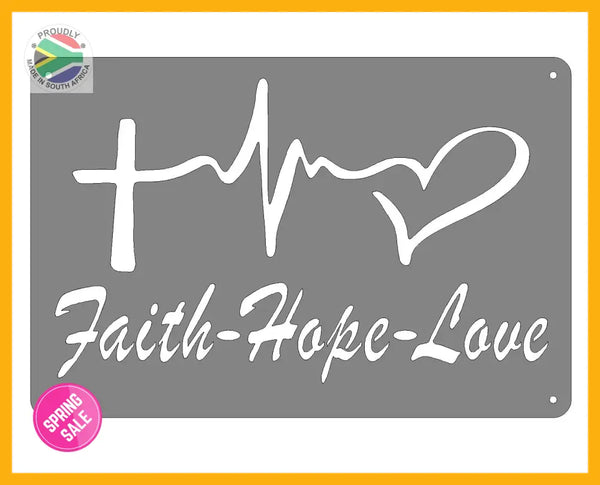 Faith Hope Love Wall Art