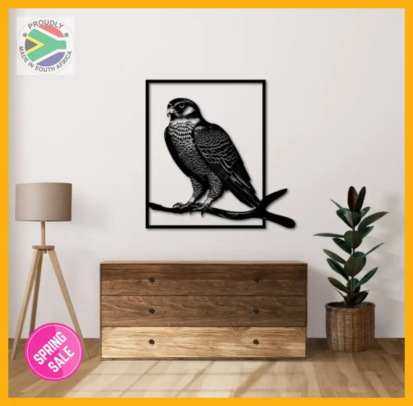 Falcon Design Steel Wall Art