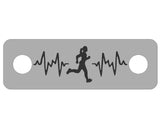 Female Runner Lifeline Individual Shoelace Tag Shoe Lace Tags