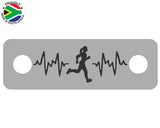 Female Runner Lifeline Individual Shoelace Tag Shoe Lace Tags