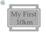 Ribbon Labels For First Achievement Running Medals 10Km