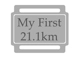 Ribbon Labels For First Achievement Running Medals 21.1Km - Half Marathon