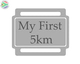 Ribbon Labels For First Achievement Running Medals 5Km