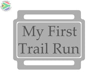 Ribbon Labels For First Achievement Running Medals Trail Run
