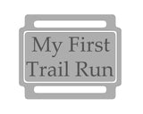 Ribbon Labels For First Achievement Running Medals Trail Run