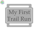 Ribbon Labels For First Achievement Running Medals Trail Run